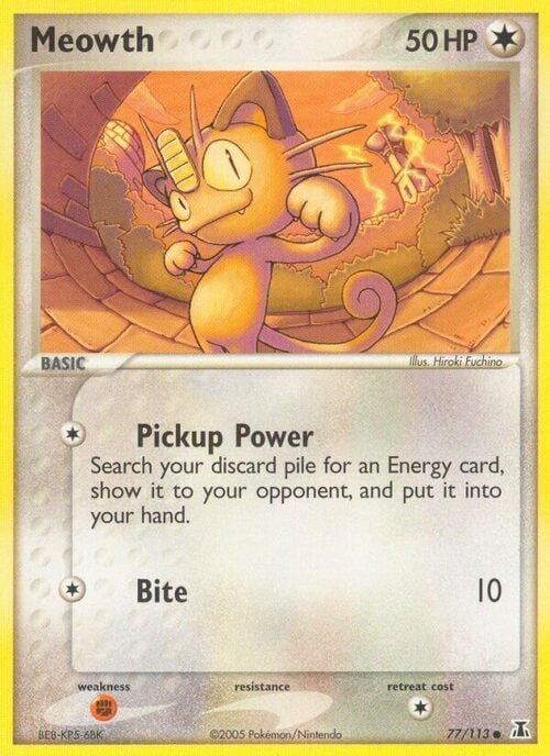 Meowth Card Front