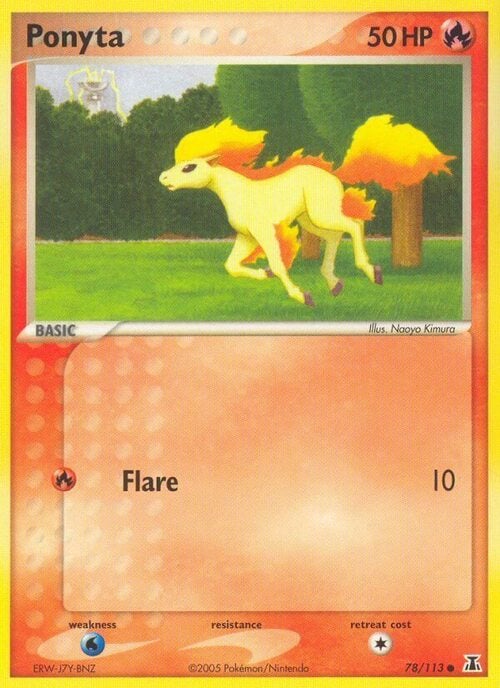 Ponyta Card Front