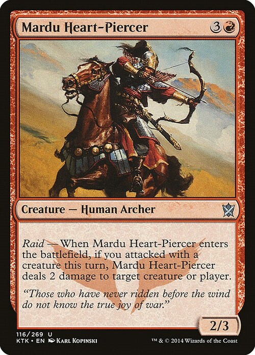 Mardu Heart-Piercer Card Front