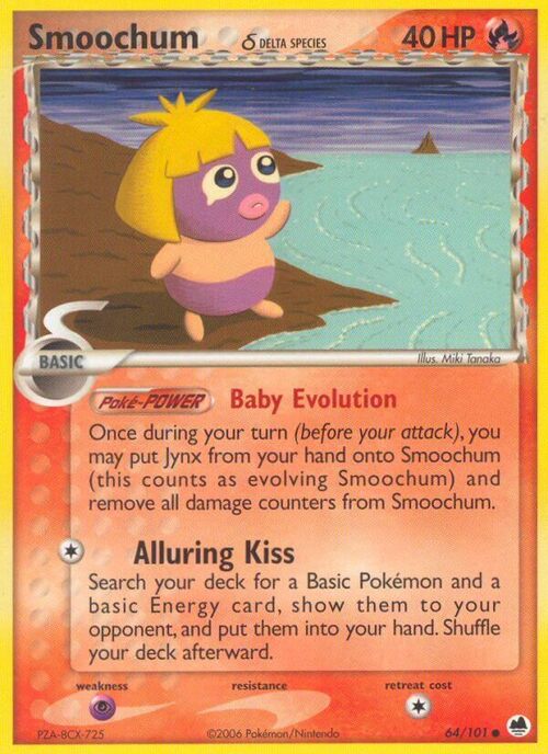 Smoochum δ Card Front