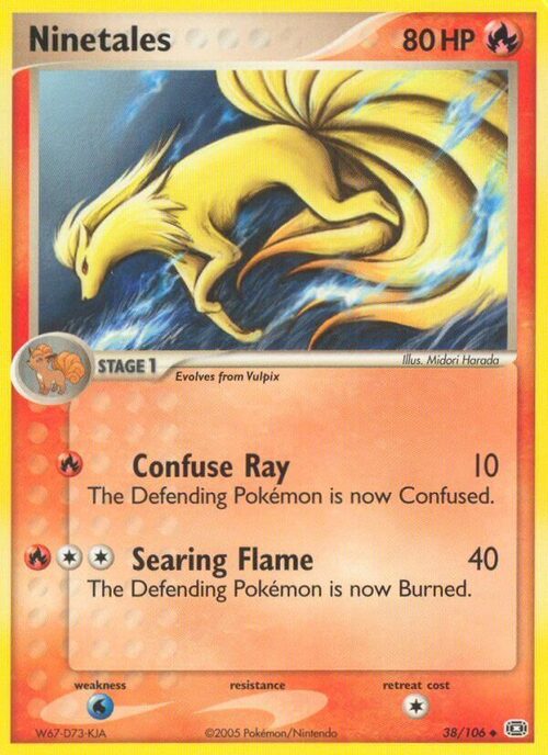 Ninetales Card Front