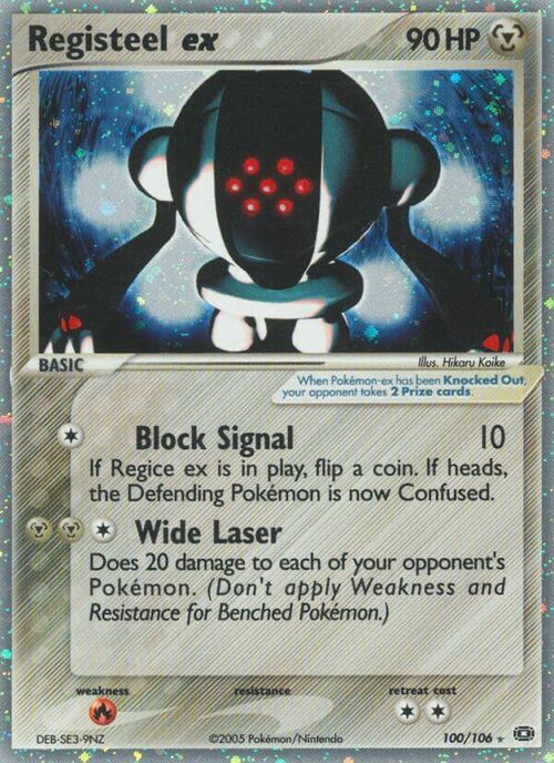 Registeel ex Card Front