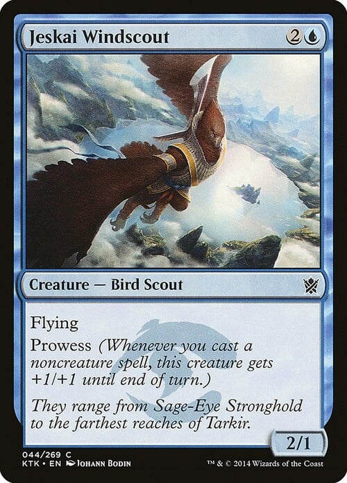 Jeskai Windscout Card Front