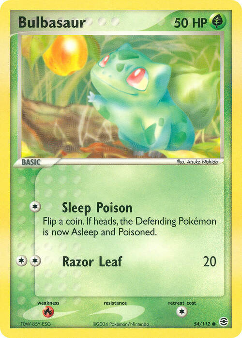 Bulbasaur Card Front