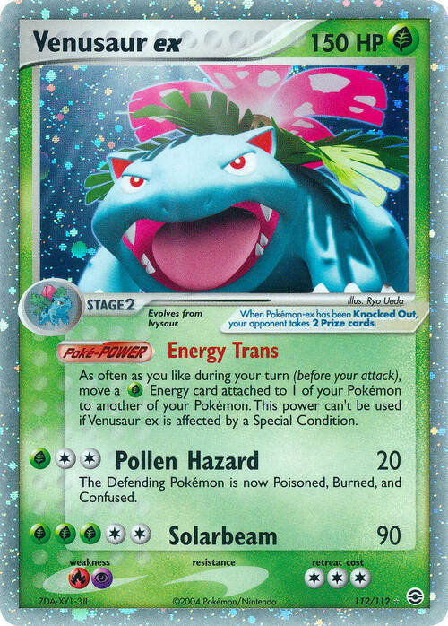 Venusaur ex Card Front