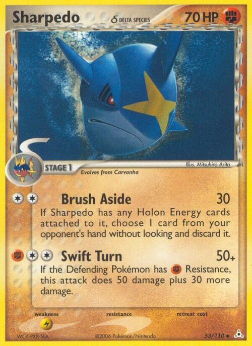 Sharpedo δ Card Front