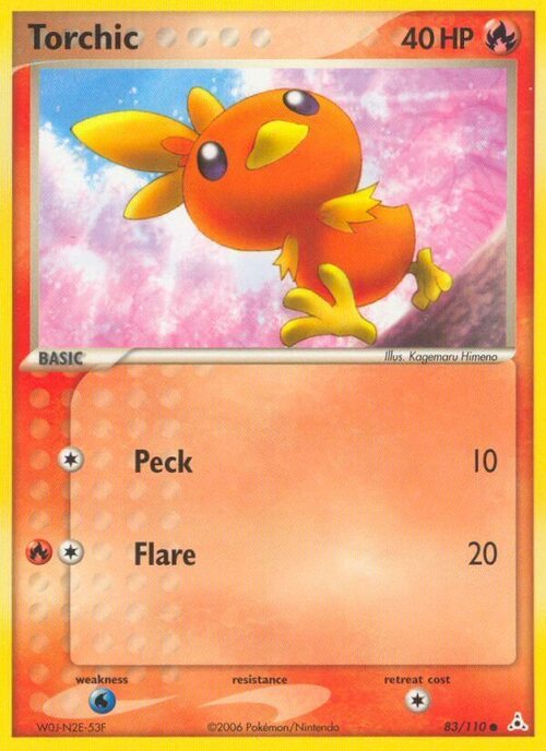 Torchic Card Front