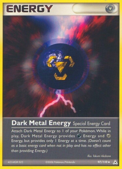 Dark Metal Energy Card Front