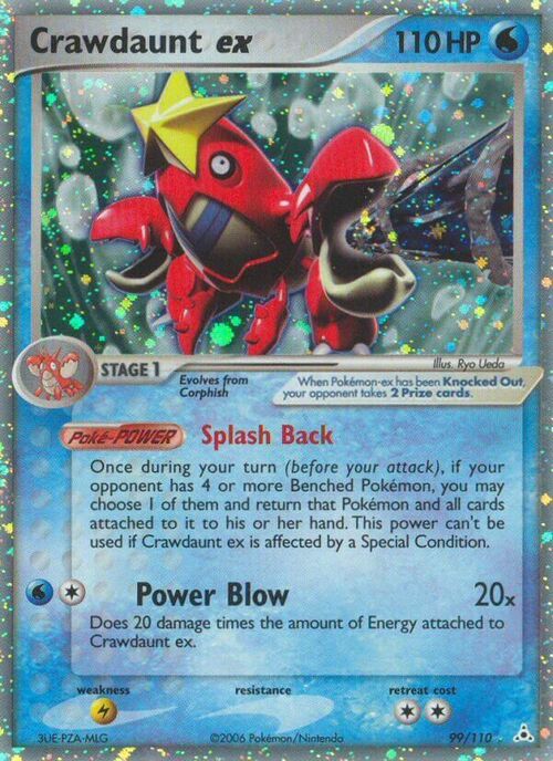 Crawdaunt ex Card Front