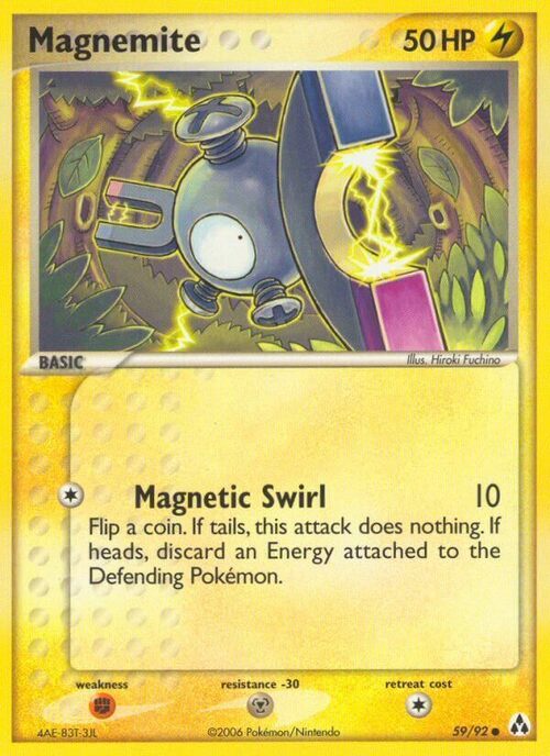 Magnemite Card Front