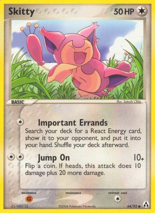 Skitty Card Front