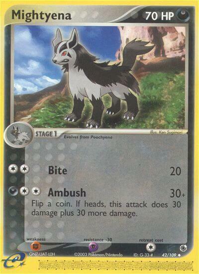 Mightyena Card Front