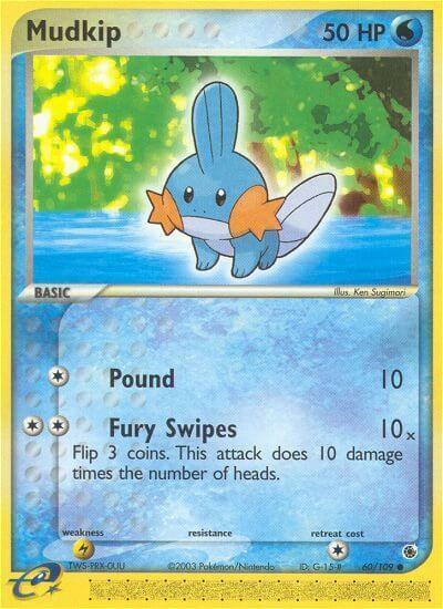 Mudkip Card Front