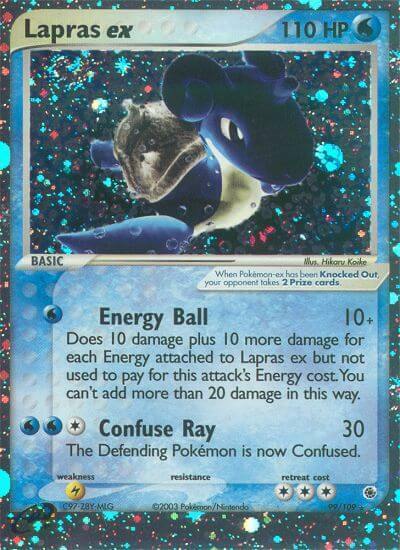 Lapras ex Card Front