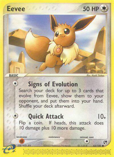 Eevee Card Front