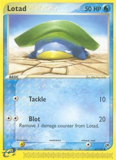 Lotad Card Front