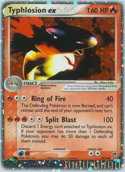 Typhlosion ex Card Front