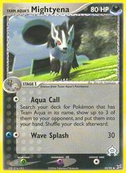 Team Aqua's Mightyena