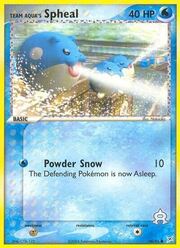 Team Aqua's Spheal