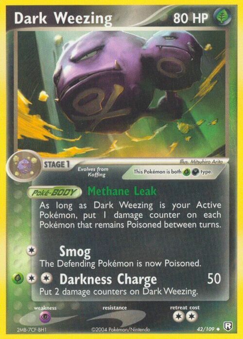 Dark Weezing Card Front