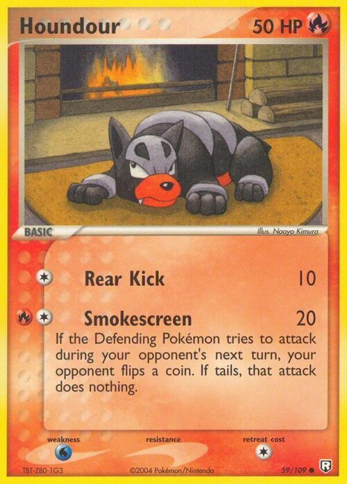 Houndour Card Front