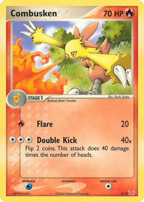 Combusken Card Front