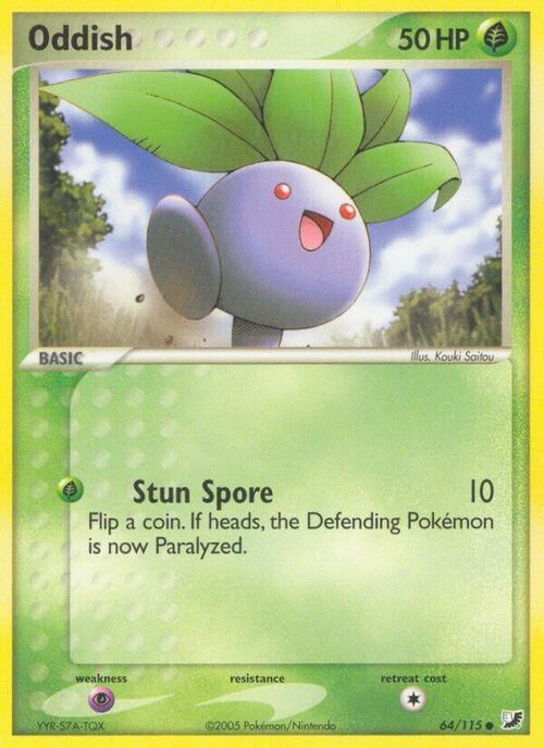 Oddish Card Front