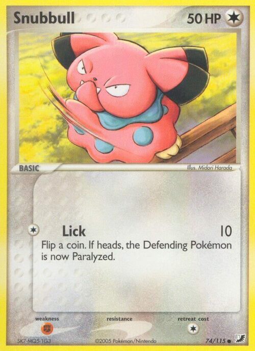 Snubbull Card Front