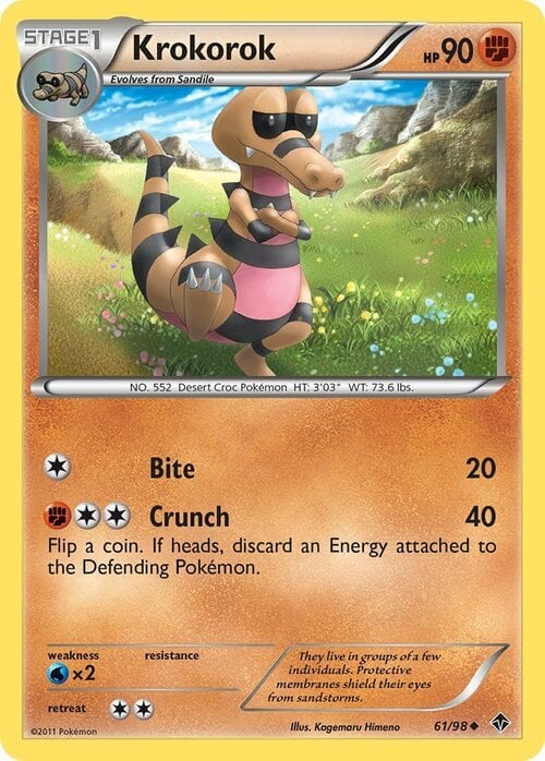 Krokorok Card Front