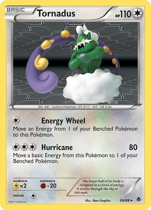 Tornadus Card Front