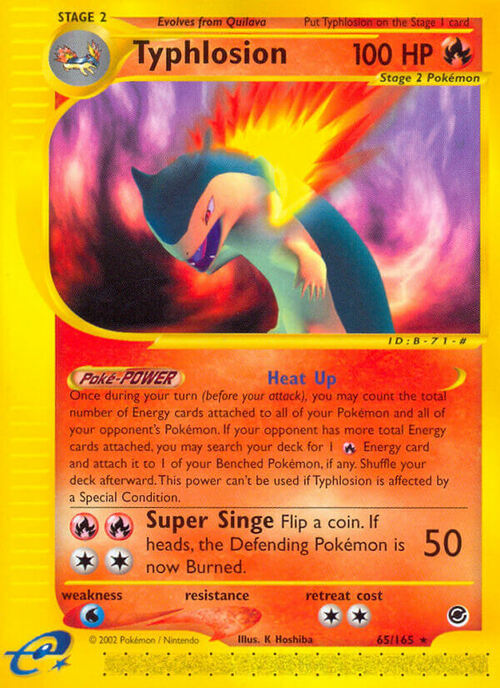 Typhlosion Card Front