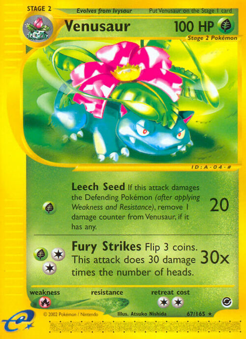 Venusaur Card Front