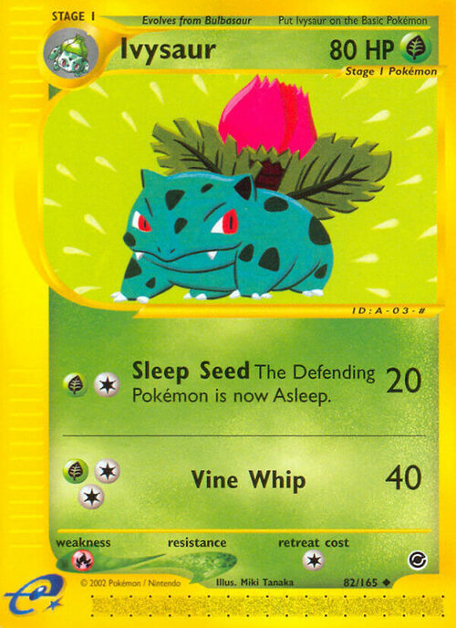 Ivysaur Card Front