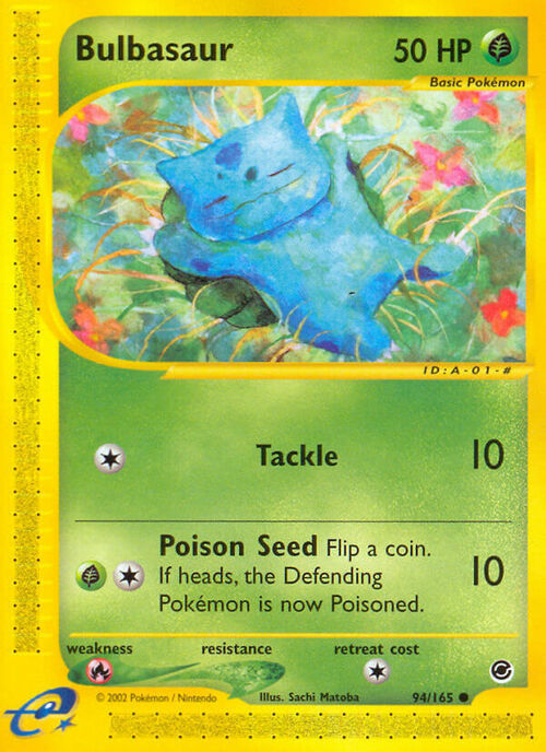 Bulbasaur Card Front