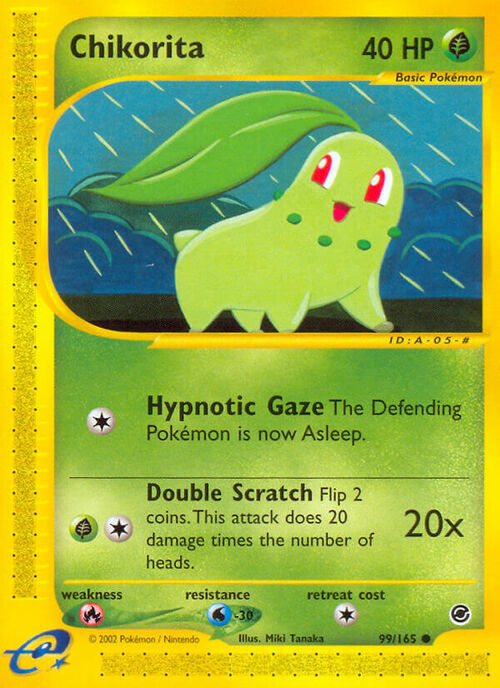 Chikorita Card Front