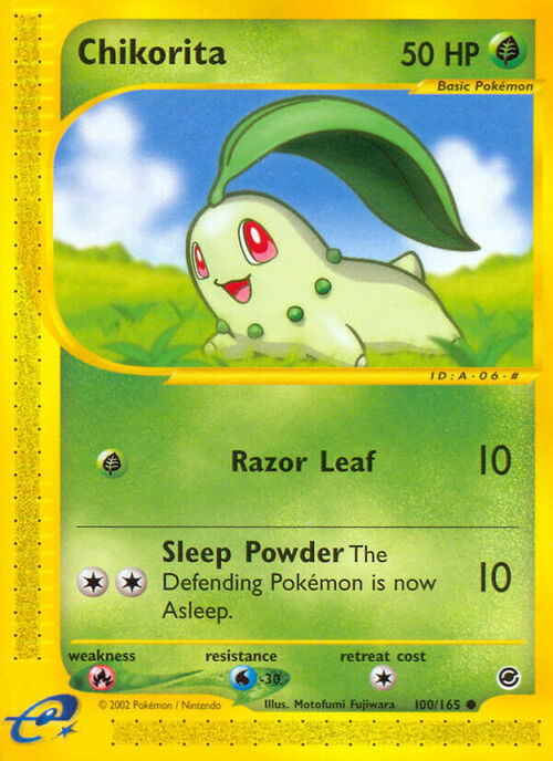 Chikorita Card Front