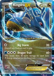 Kingdra ex EX [Big Storm | Dragon Tail]