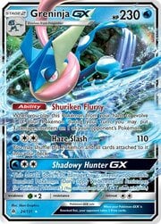 Greninja GX [Shuriken Flurry | Haze Slash | Shadowy Hunter GX]