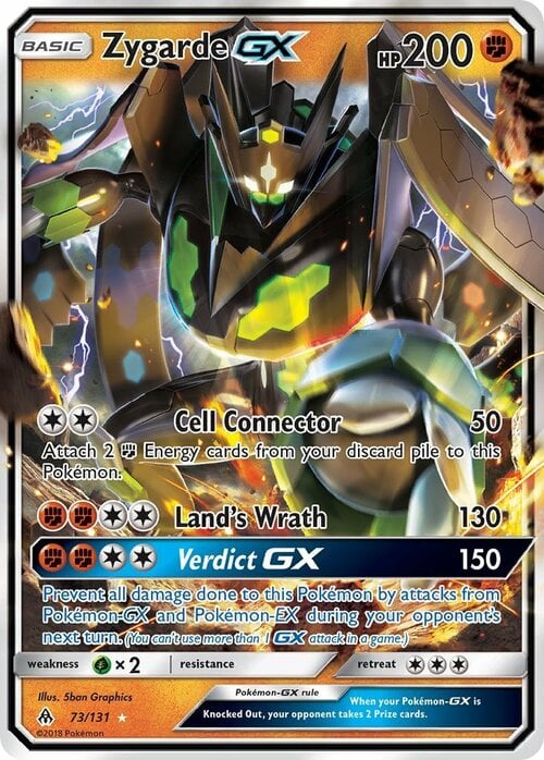 Zygarde GX Card Front