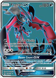 Yveltal GX [Absorb Vitality | Sonic Evil | Doom Count GX]