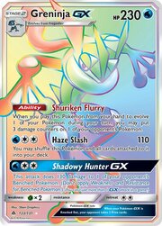 Greninja GX [Shuriken Flurry | Haze Slash | Shadowy Hunter GX]