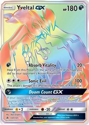 Yveltal GX [Absorb Vitality | Sonic Evil | Doom Count GX]