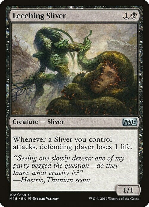 Leeching Sliver Card Front