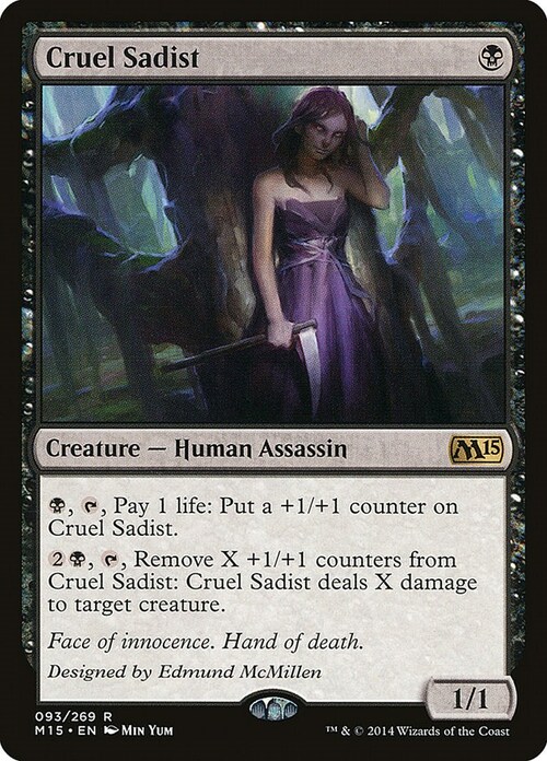 Cruel Sadist Card Front