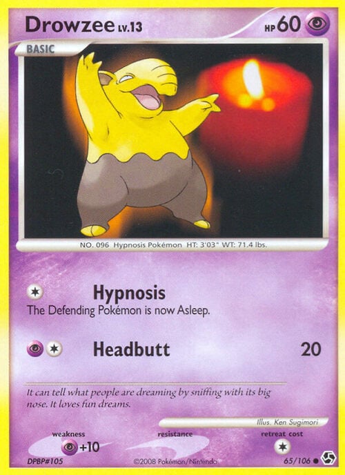 Drowzee Card Front