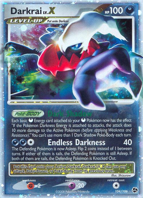 Darkrai LV.X Card Front