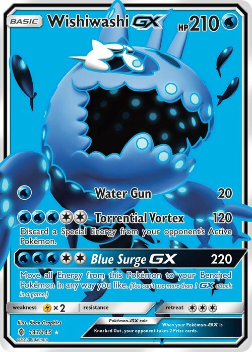 Wishiwashi GX Card Front