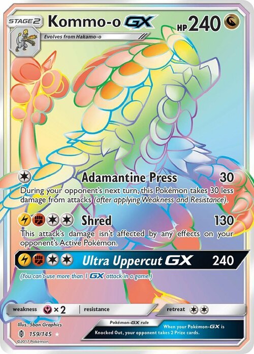 Kommo-o GX Card Front