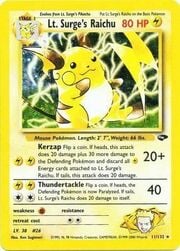 Lt. Surge's Raichu