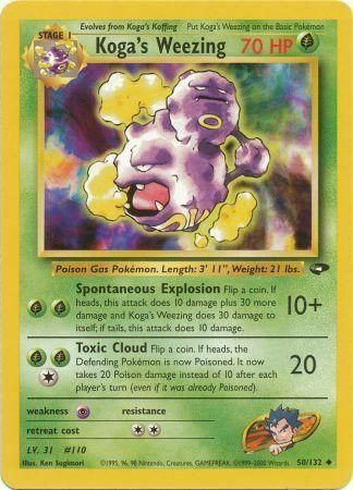 Koga's Weezing Card Front